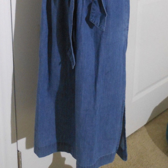 J CREW NWT Off the Shoulder Chambray Dress 4 - Picture 7 of 8
